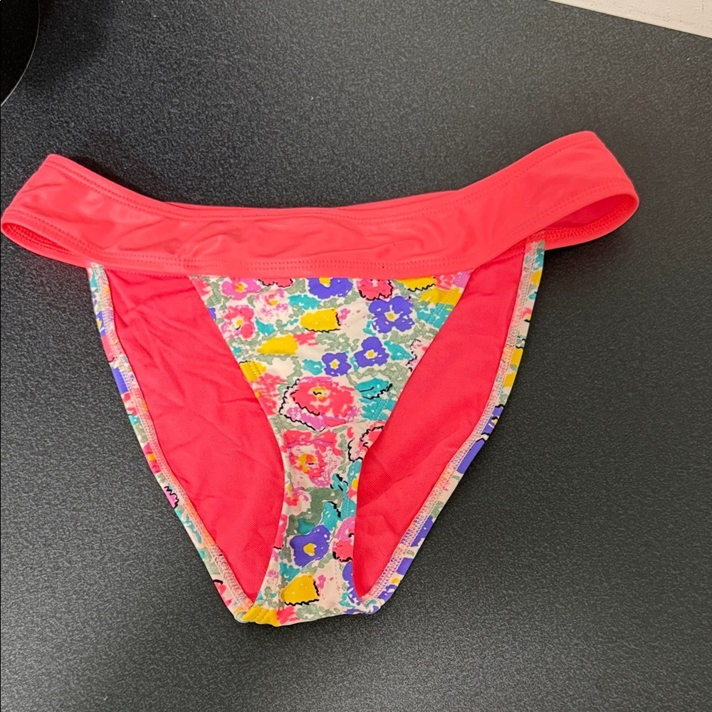 Body Glove Vibrant Pink Floral Bikini Bottom